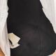 Large model Egg chair white black Giovanni Marchesi