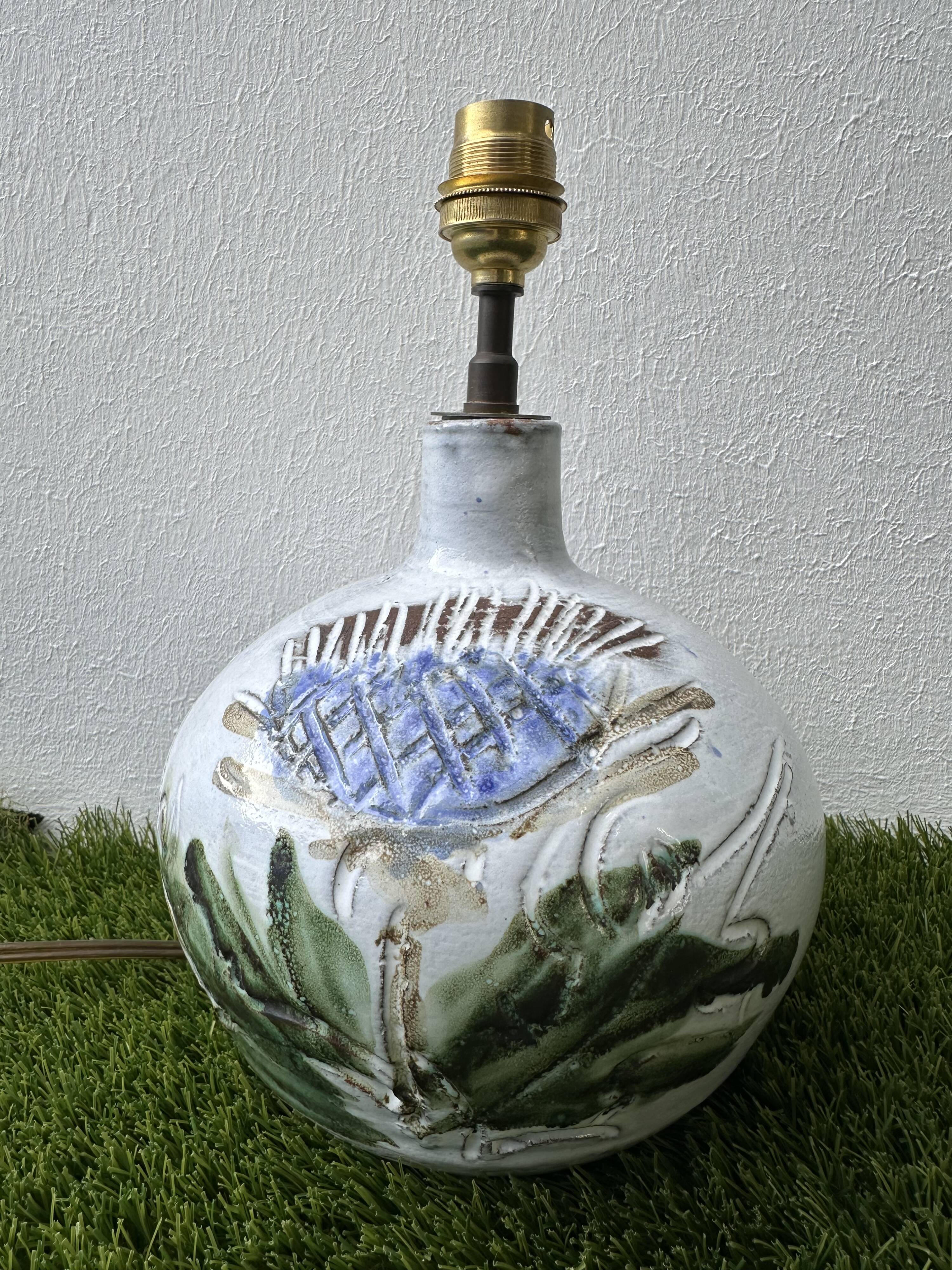 Albert Thiry ceramic lamp base