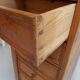 Antique pine filing cabinet with drawers