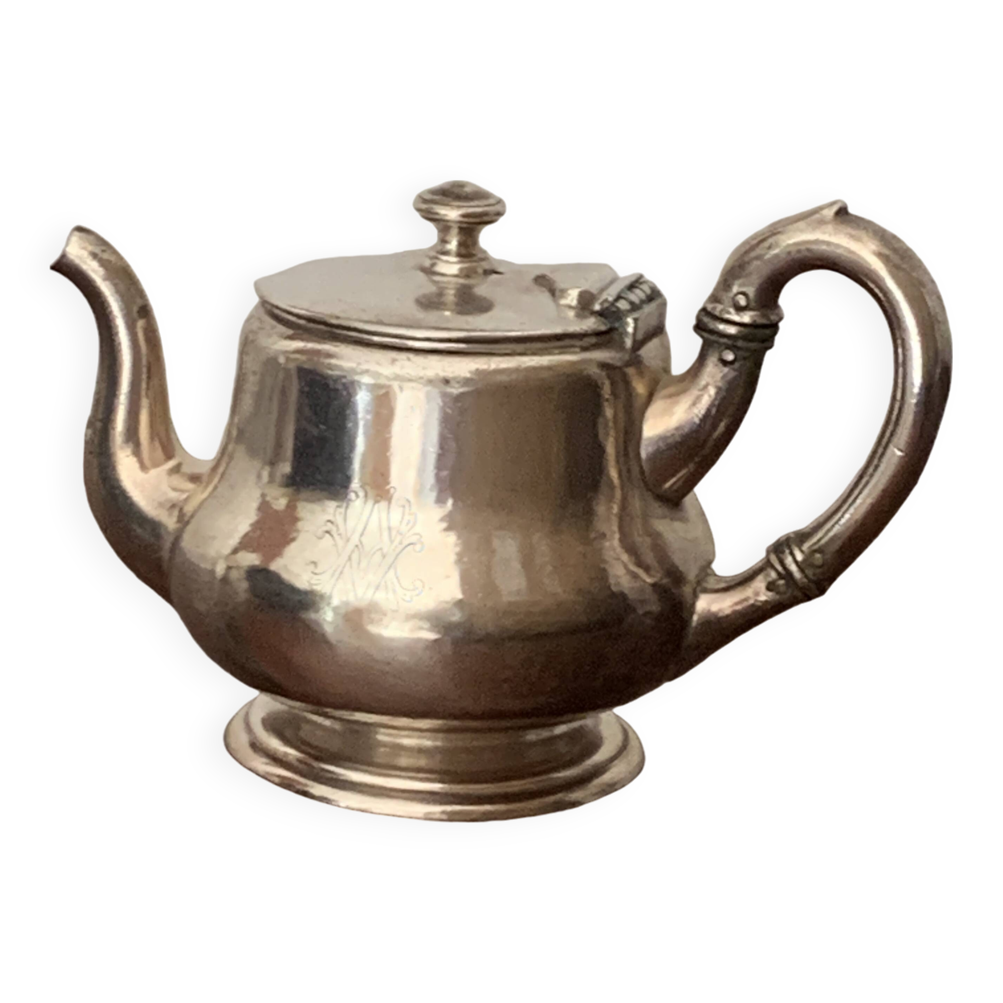 silver plated teapot