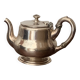 silver plated teapot