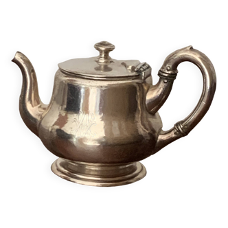 silver plated teapot