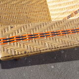Rattan chaise longue