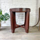 Table basse guéridon art déco en palissandre, 1920s