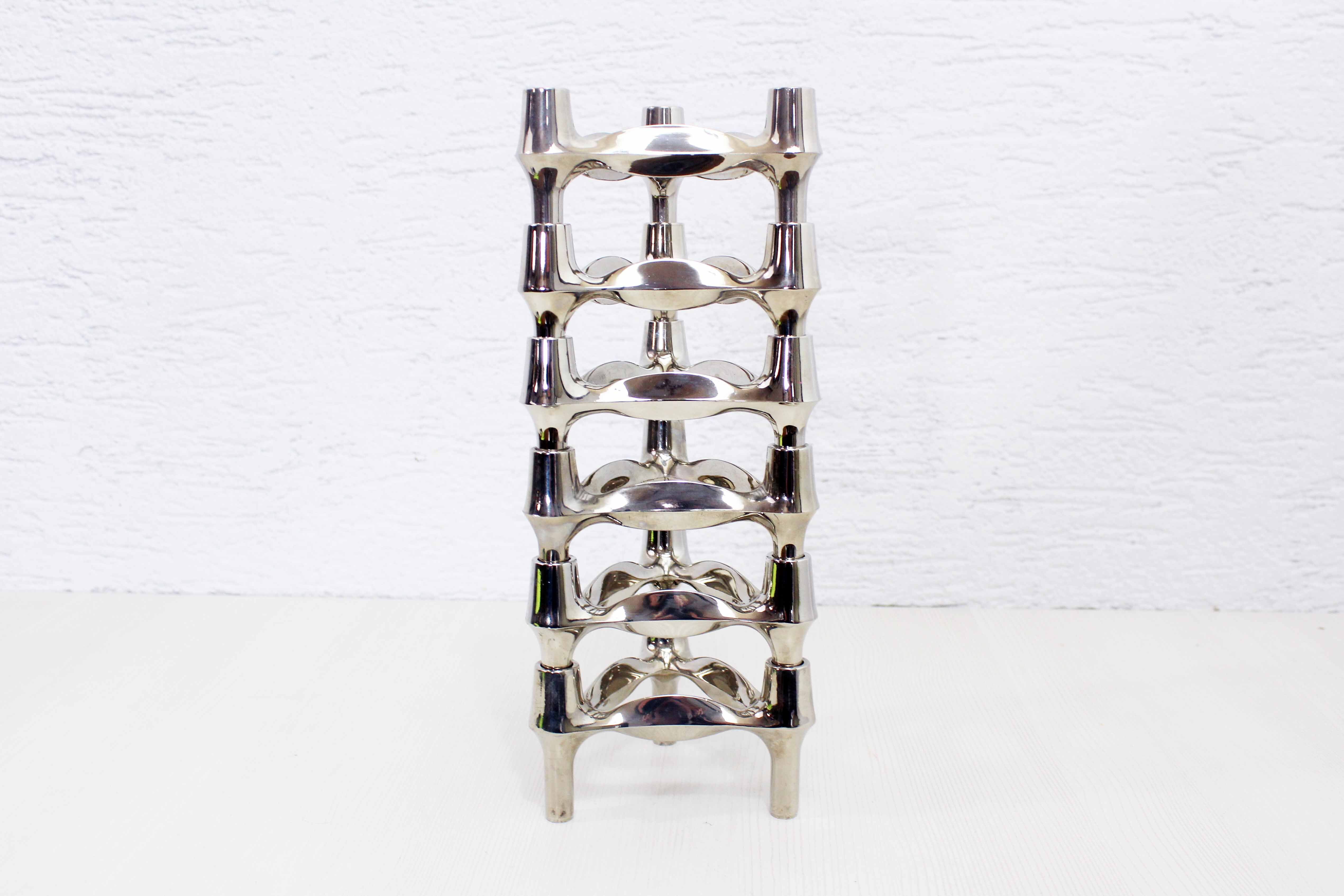 Modular BMF candle holders by Fritz Nagel