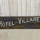 Oak panel early XXth Grand Hotel des Villaret - Paris