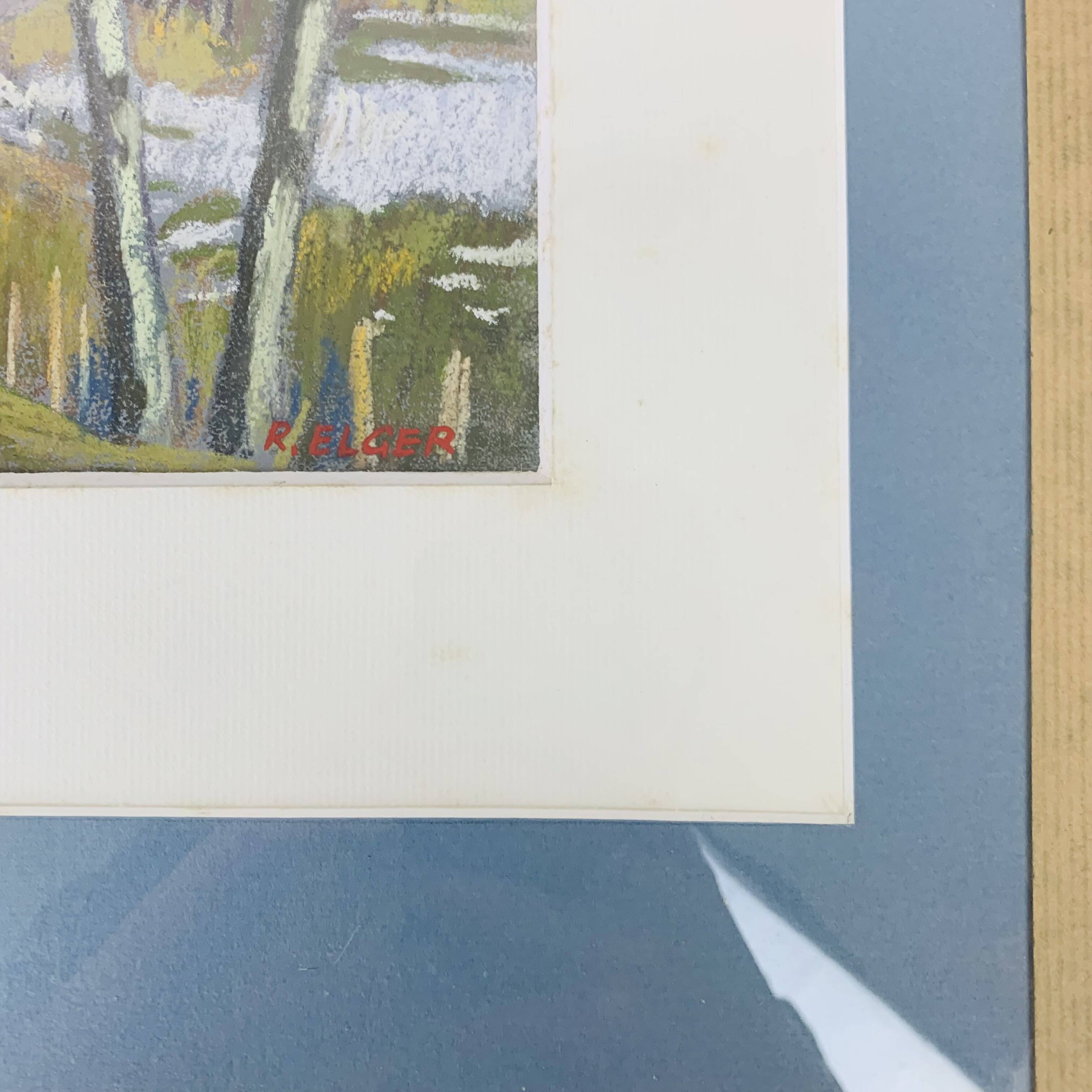 Pastel painting Roger Elger Franche Comté
