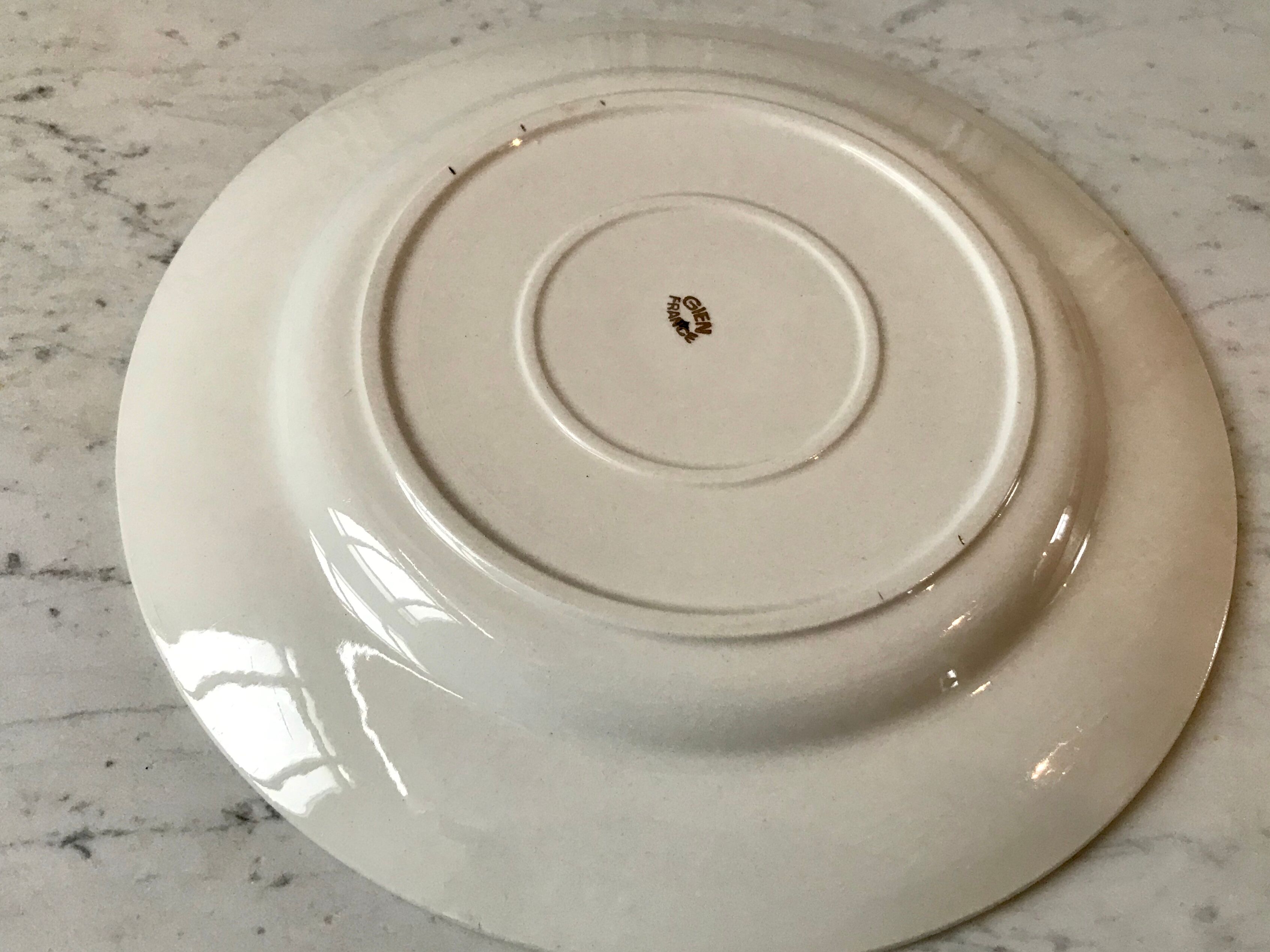 Round dish Gien 50s