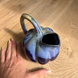 Alphonse blue ceramic sheep water pitcher
