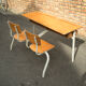 School desk vintage for Kids 2 seater
