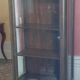 Classic style showcase in varnished wood