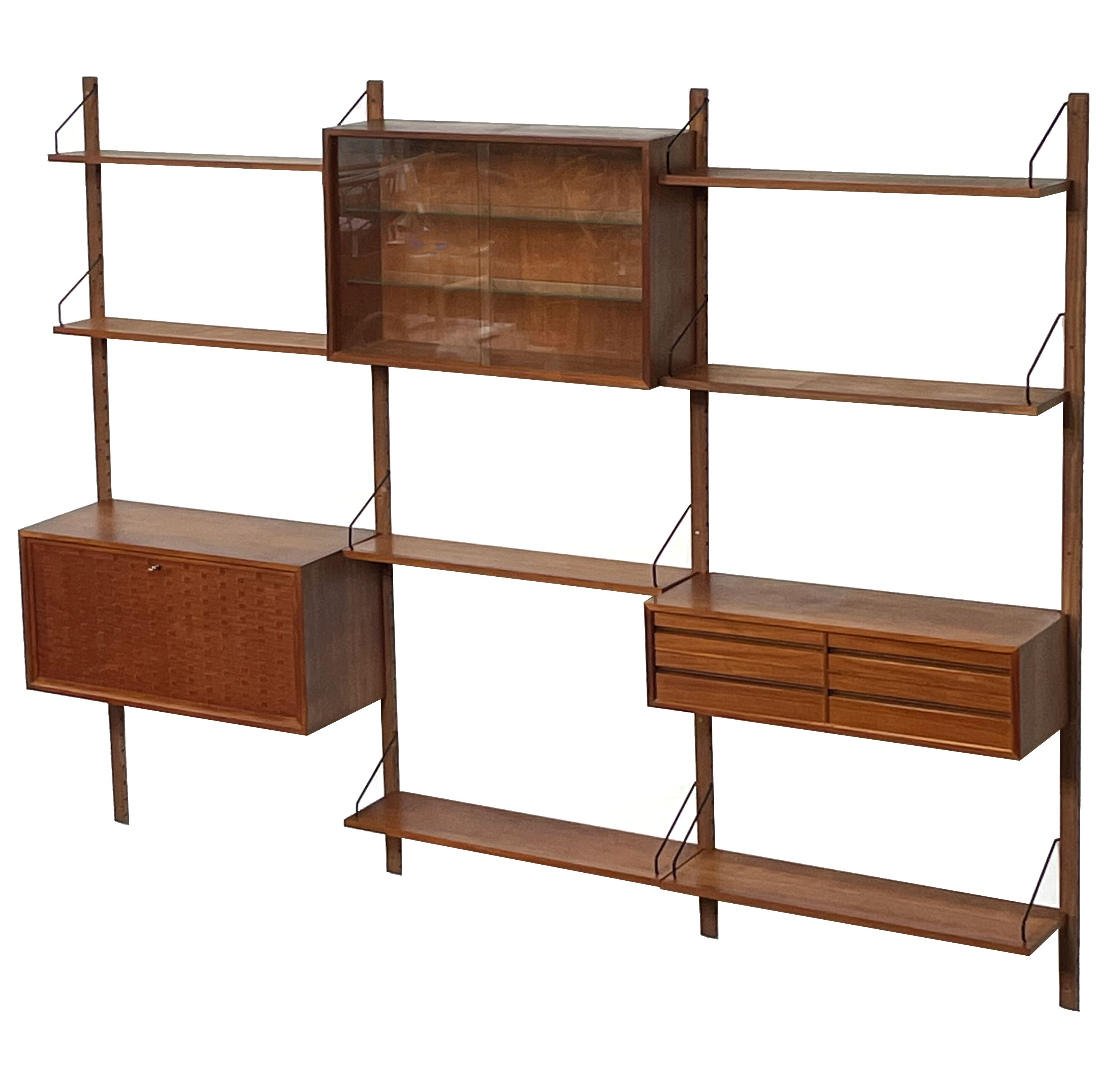 Vintage Poul Cadovius Royal System wall system wall unit