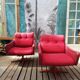Paire de fauteuils pivotants