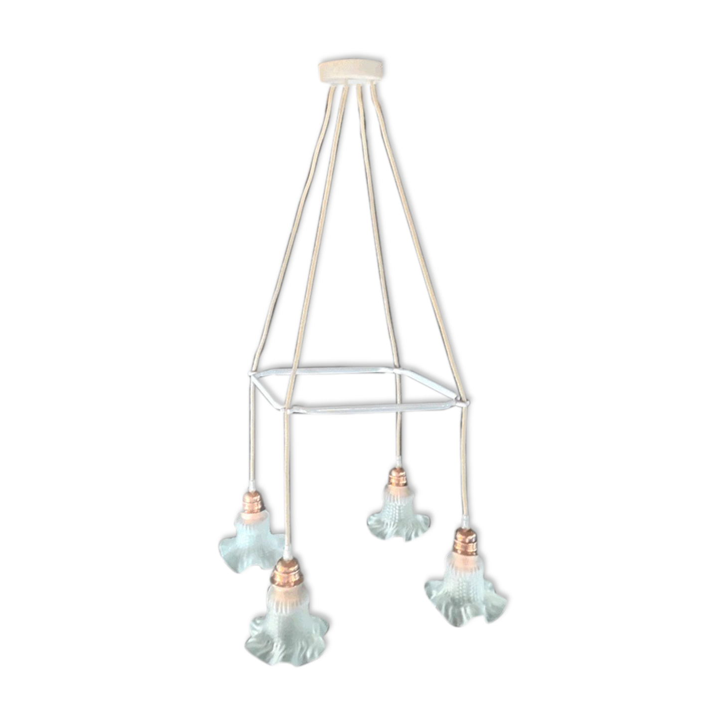 Suspension tulipes en verre