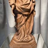 Virgin and child after jean dubois in resin louvre museum