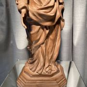 Virgin and child after jean dubois in resin louvre museum