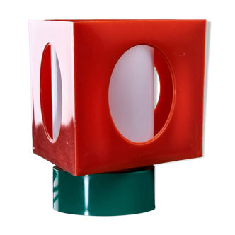 Geometrical, Orange Triangle-based Table Lamp