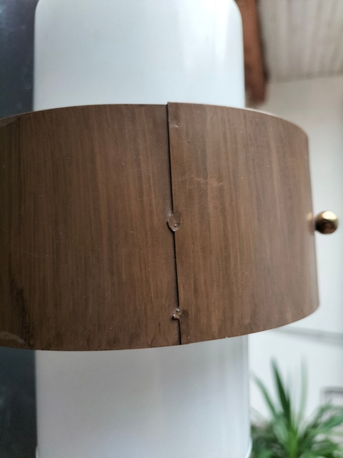 Vintage glass pendant light