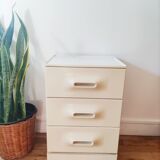 Chest of drawers 70s with 3 drawers