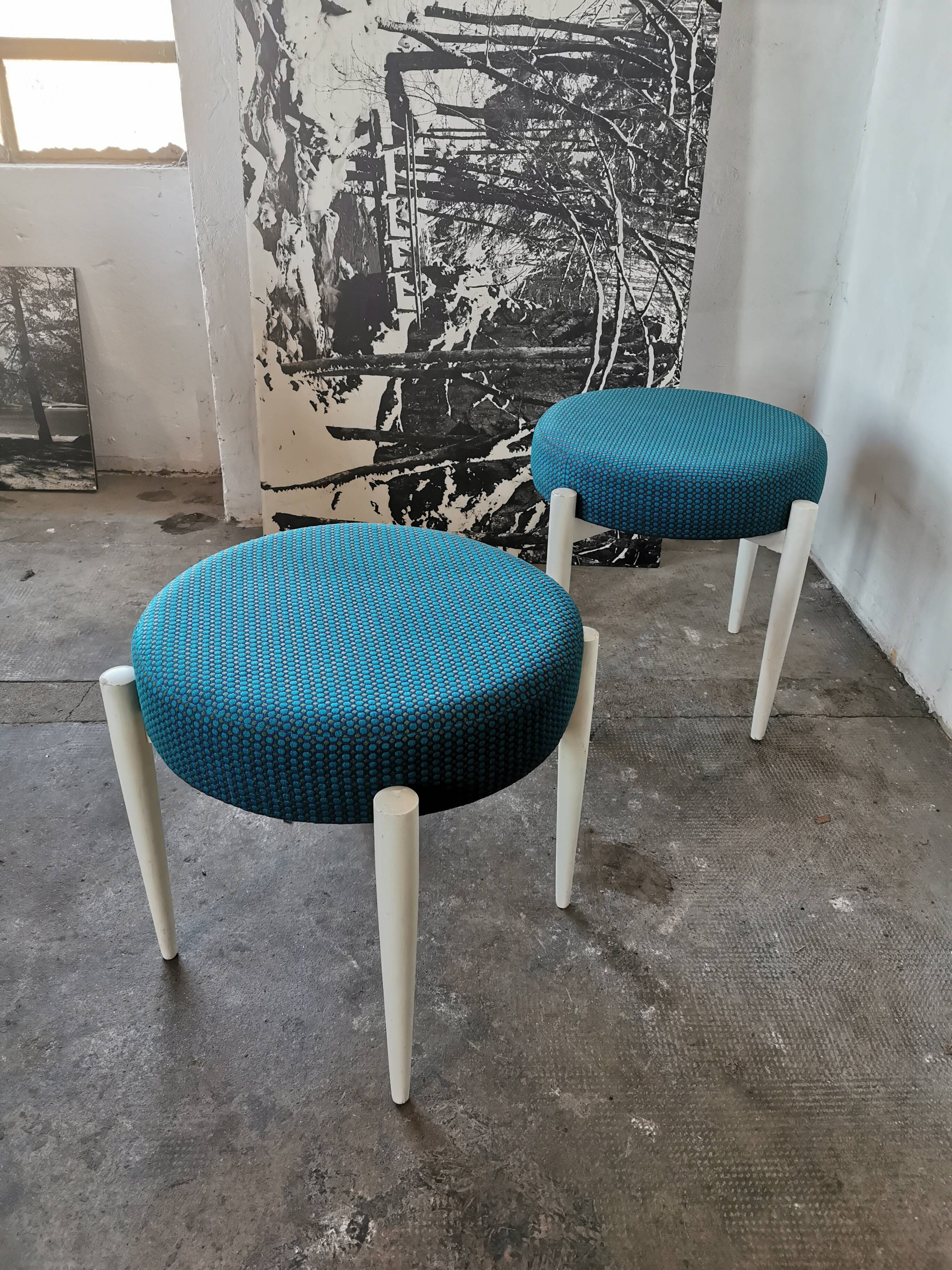 Pair of Scandinavian stools 1960 /70