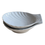 Pair of shell bowls