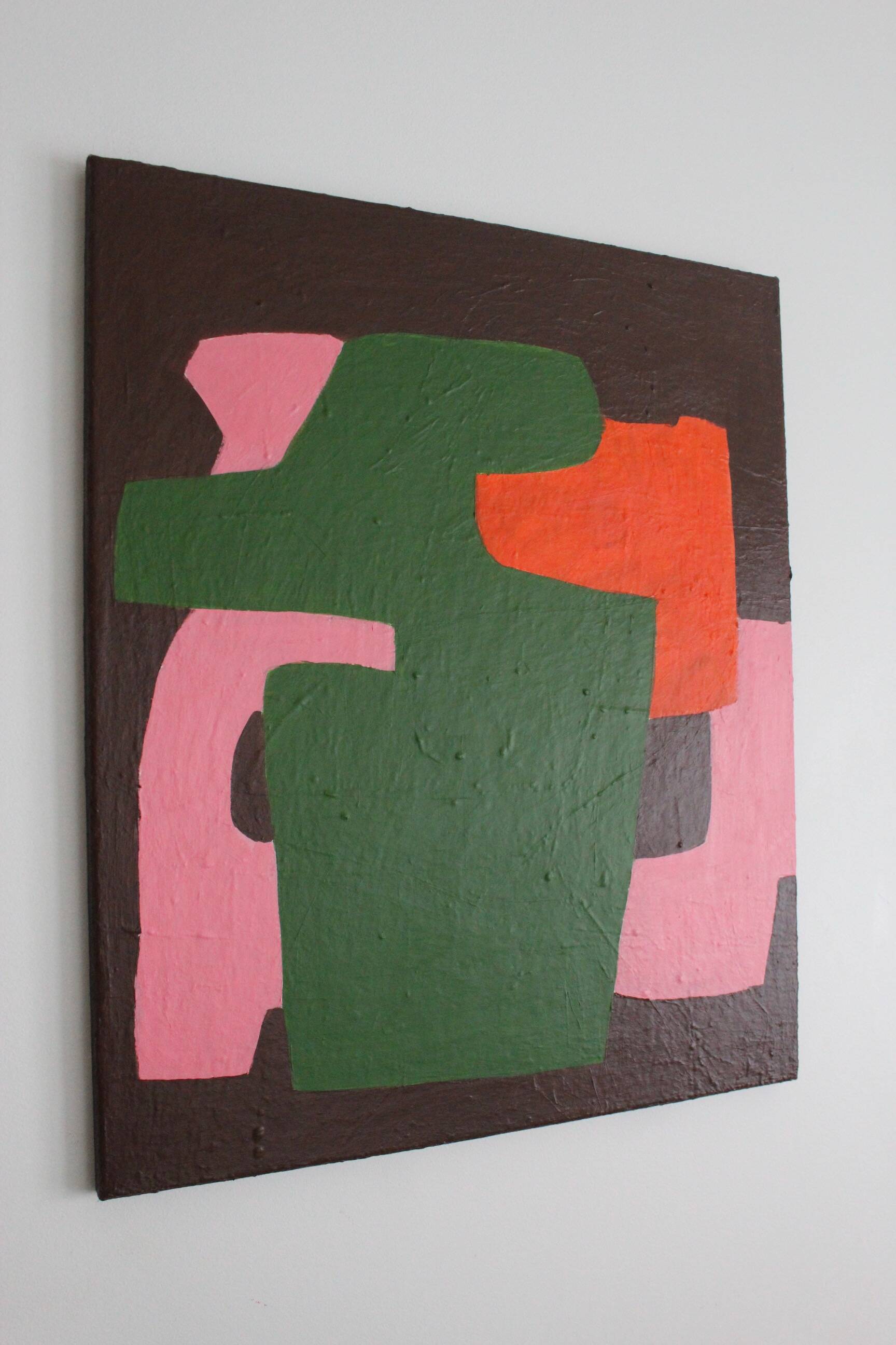 Minimalist colorful abstract "brick 2" by Bodasca