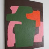 Minimalist colorful abstract "brick 2" by Bodasca