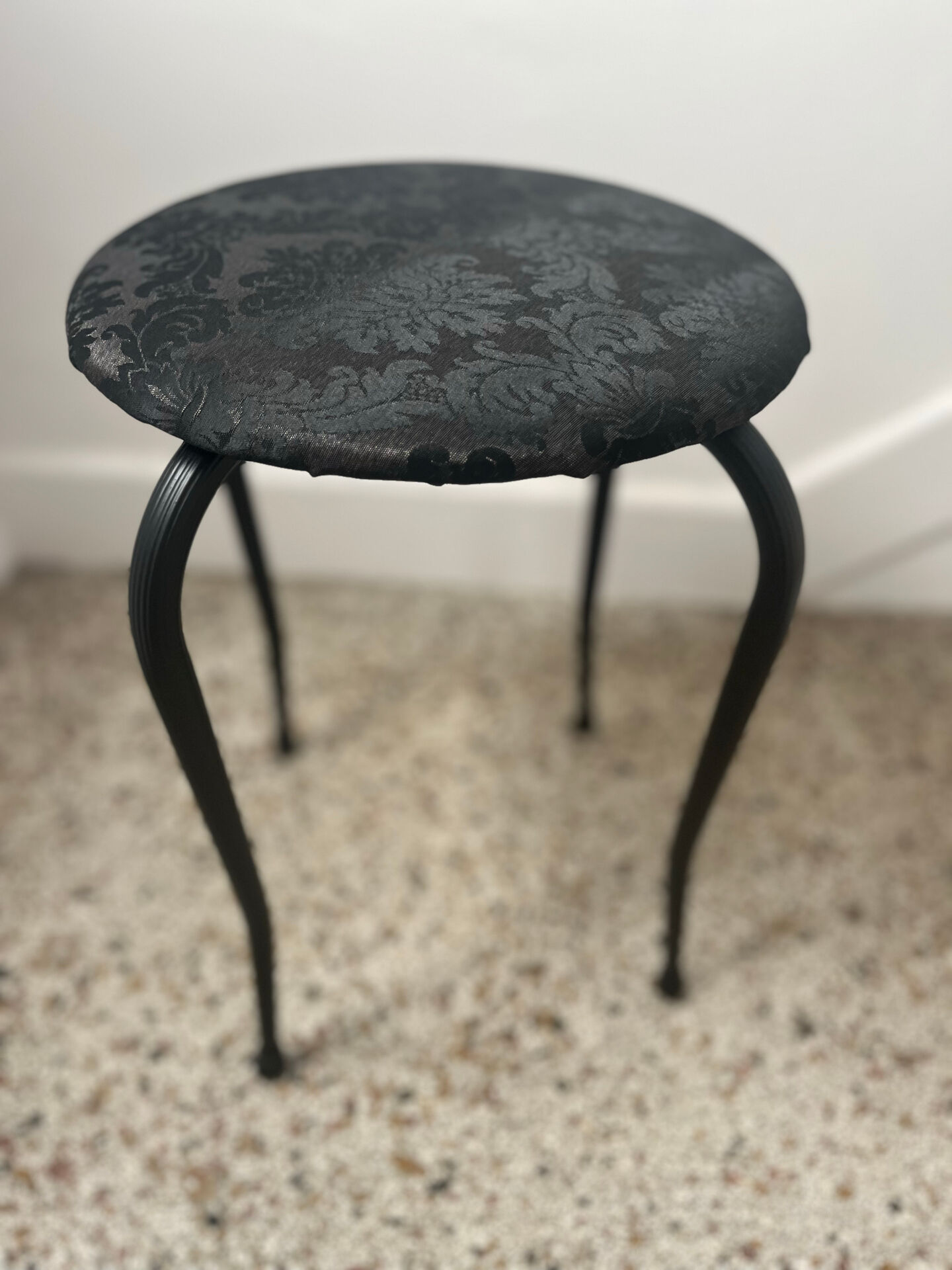 Soudexvinyl vintage stool refurbished