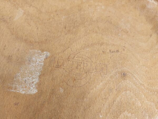 paire de chaises bistrot Luterma, teinte foncée