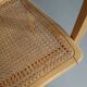 Chaise d'appoint en bois de hêtre et sangles par Olivo Pietro, Italie, années 1970