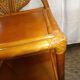 Pair of bedside bamboo rattan night tables