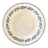 Digoin & Sarreguemines round dish, Rosa model, between 1920 and 1950