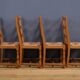 Set of 8 beech chairs – 1980