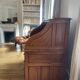 Antique American desk with curtain – original model from the 1920s/30s.