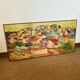 Contemporary painting cubist landscape on canvas