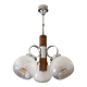Lustre mazzega. 1970. murano glass. italy.