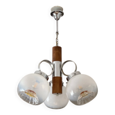 Lustre mazzega. 1970. verre de murano. italie.