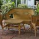 Rattan Garden Furniture, Early 20th Century