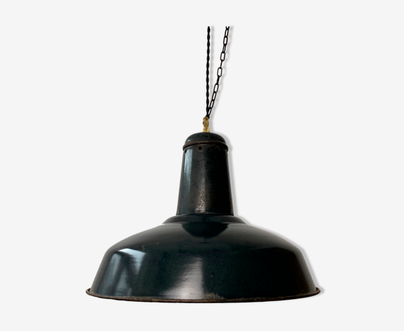 Suspension ancienne industrielle 40 cm