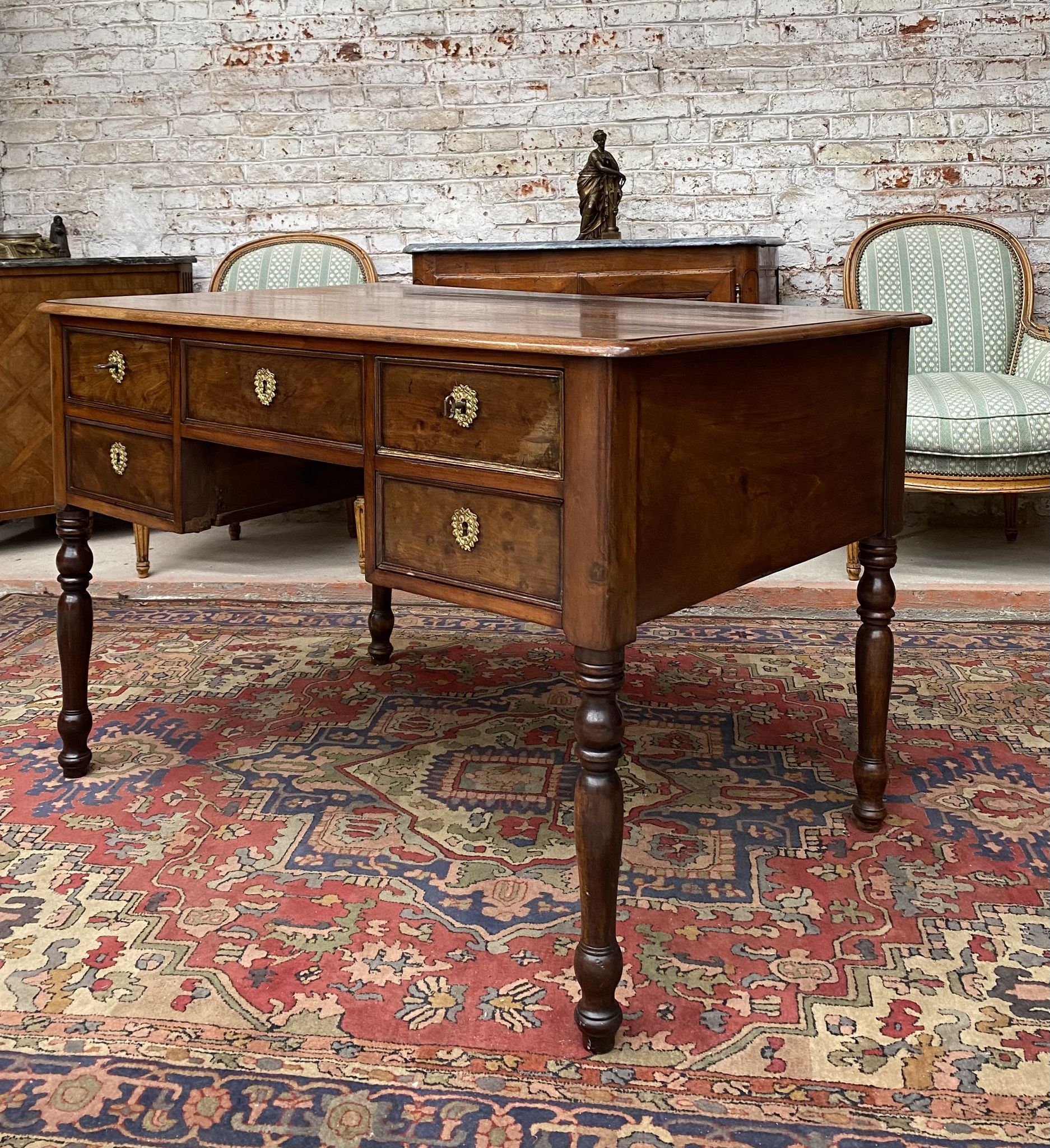 Bureau en acajou d’époque restauration xix eme siècle