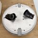 Vintage Wall Or Ceiling Light with Milk Glass, 1970s