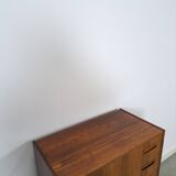 Mid-Century Deens Westergaards, Silkeborg palissander ladekast 6 lades