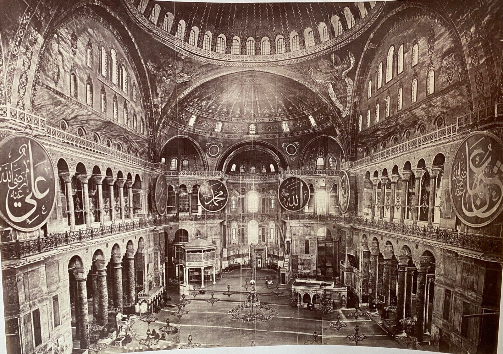 Photograph Constantinople Hagia Sophia XIX Albumine
