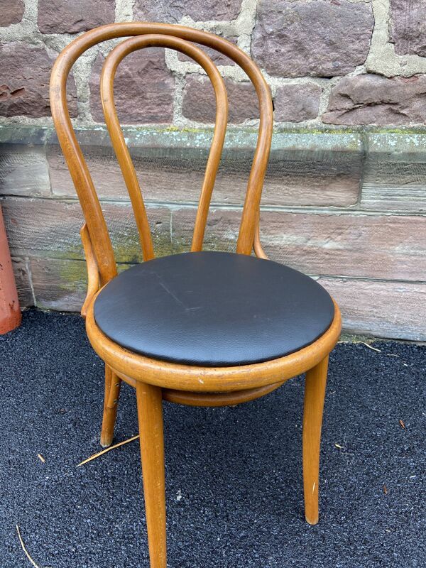 Set de 4 chaises bois courbé viennoise bistrot
