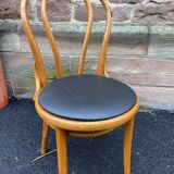 Set of 4 viennese curved wood chairs bistrot