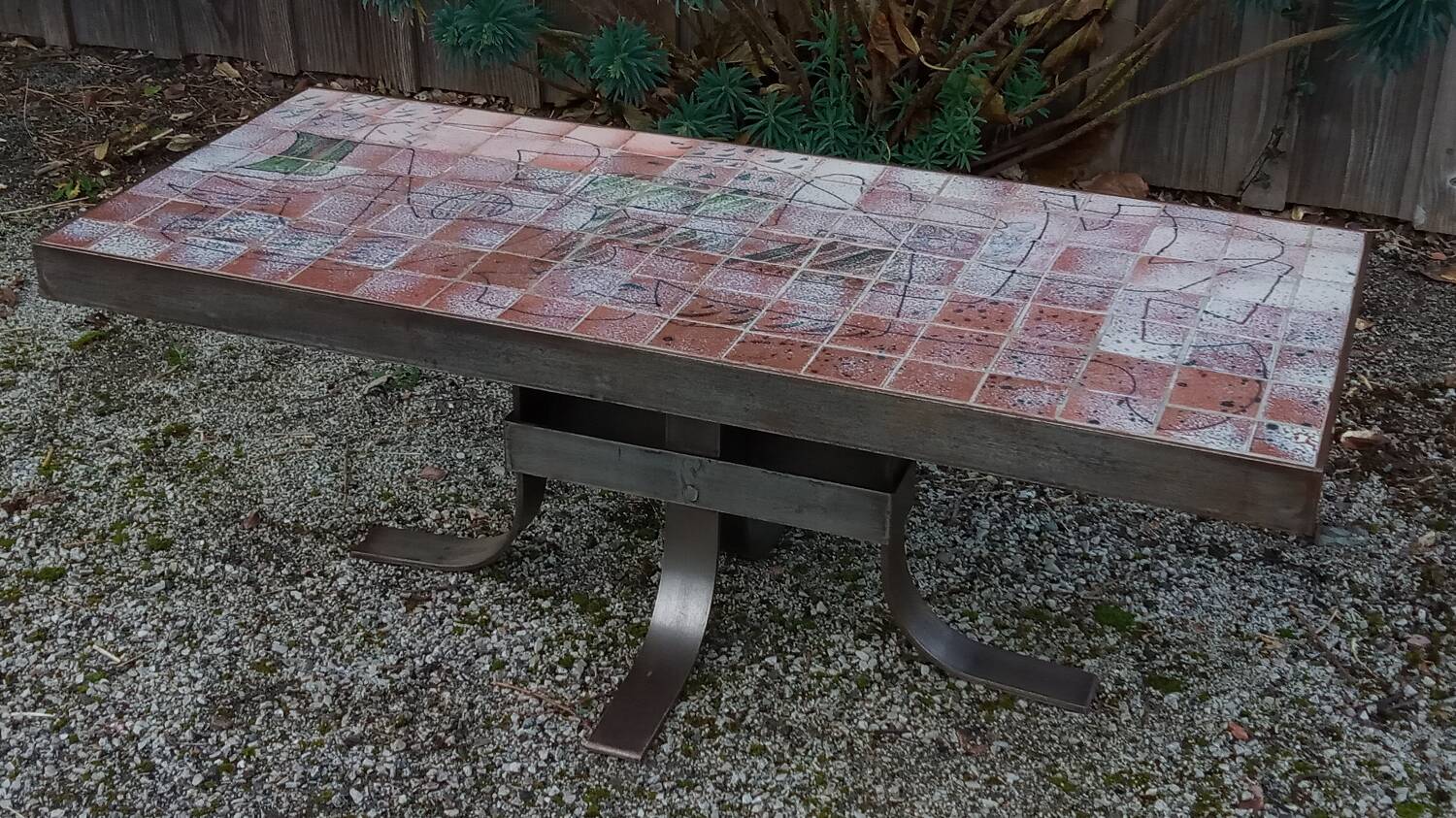 Ceramic coffee table 1970