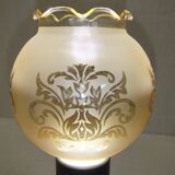 Tulip globe engraved glass for pendant lamp chandelier wall lamp