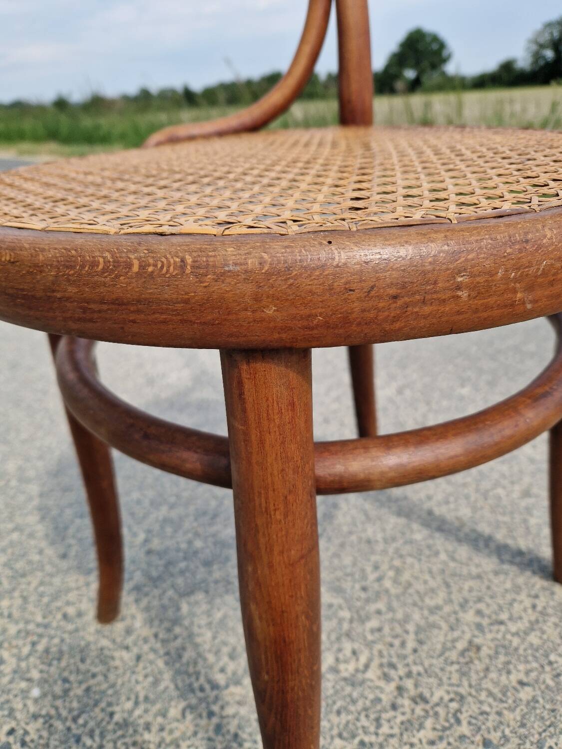 Curved wooden chair n31 from Thonet 1900