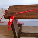 Red flexible lamp