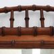 Antique 19th century faux bamboo mirror in wood, France